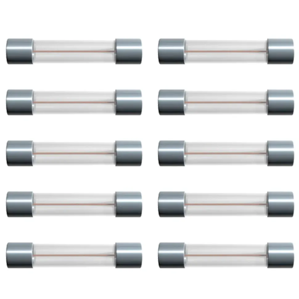 Glasrörssäkring 6x32 mm 3,15 A Trög (T) 10-pack