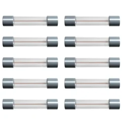 Glasrörssäkring 6x32 mm 6,3 A Trög Trög (T) 10-pack