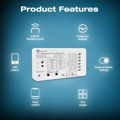Gledopto 5 in 1 Mini Zigbee-Controller för LED-belysning