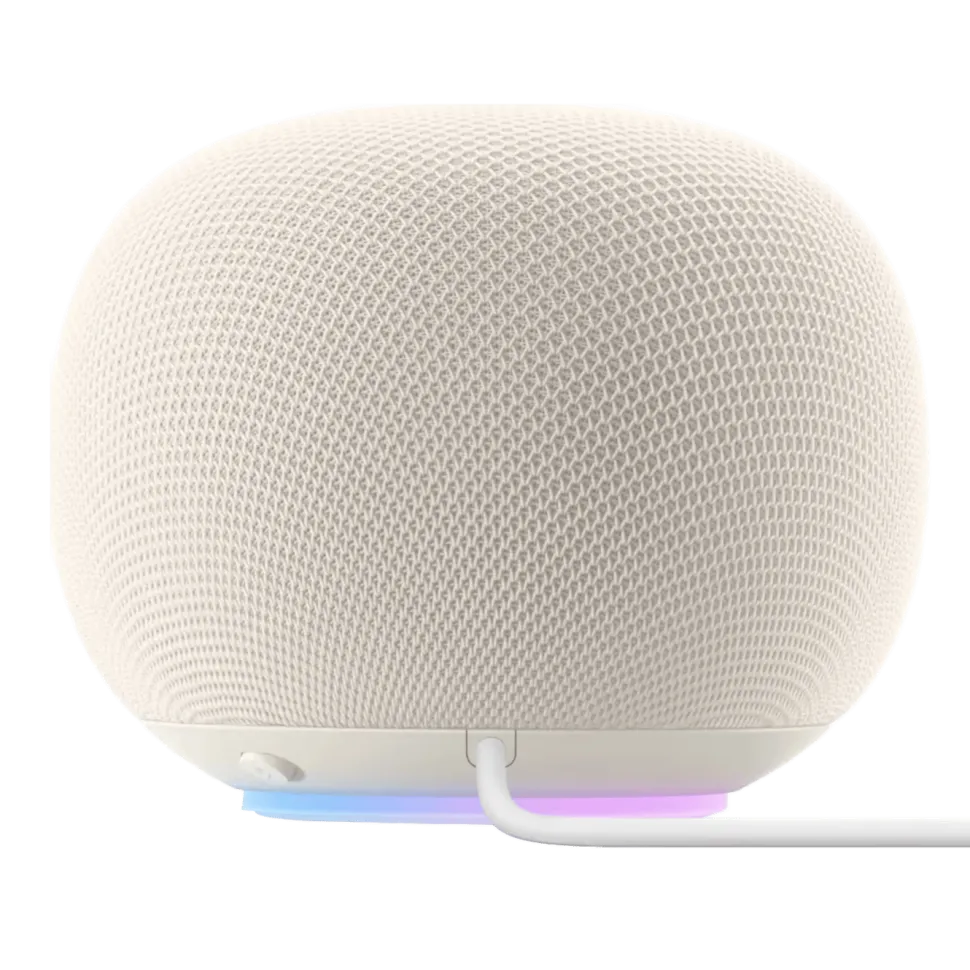 Google Home Speaker smart högtalare med Gemini Porcelain