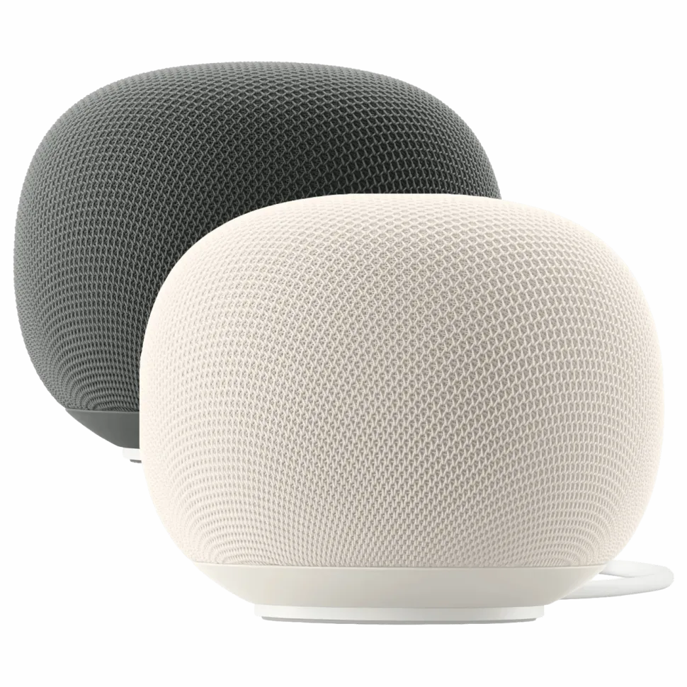 Google Home Speaker smart högtalare med Gemini Porcelain