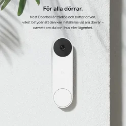 Google Nest Doorbell (batteri) Dörrklocka med kamera