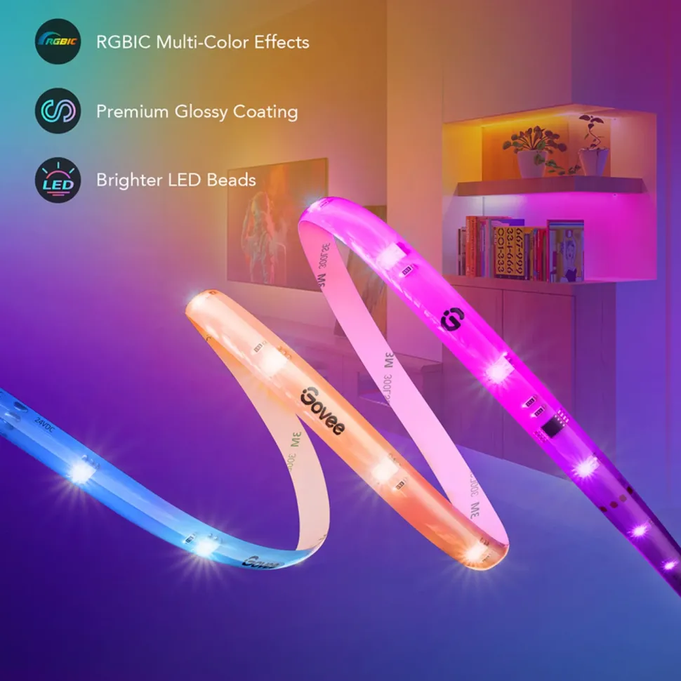 Govee RGBIC LED-list med Wi-fi och Bluetooth 5 m