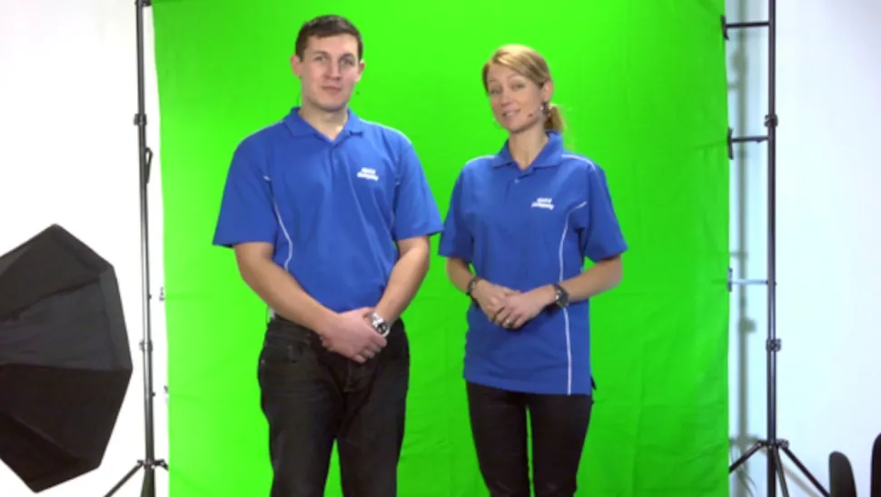 Greenscreen 2x3 m - med stativ