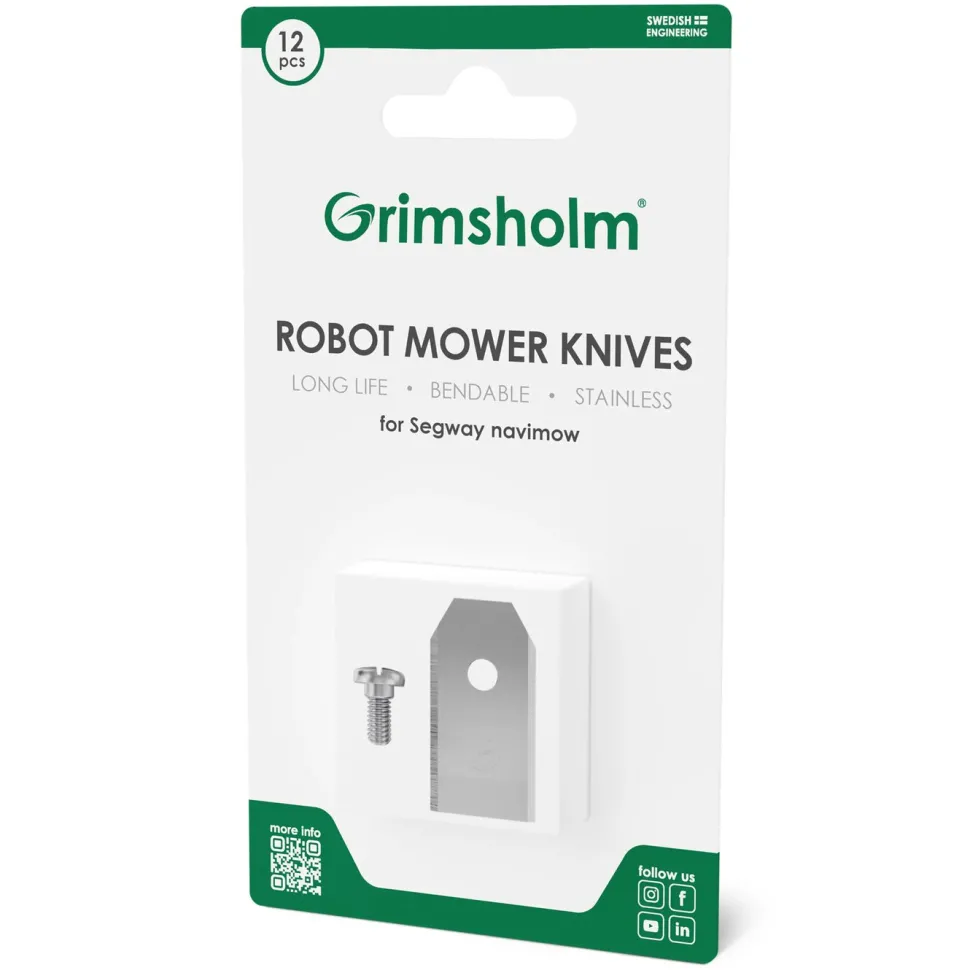 Grimsholm Knivar till Segway Navimow 12-pack