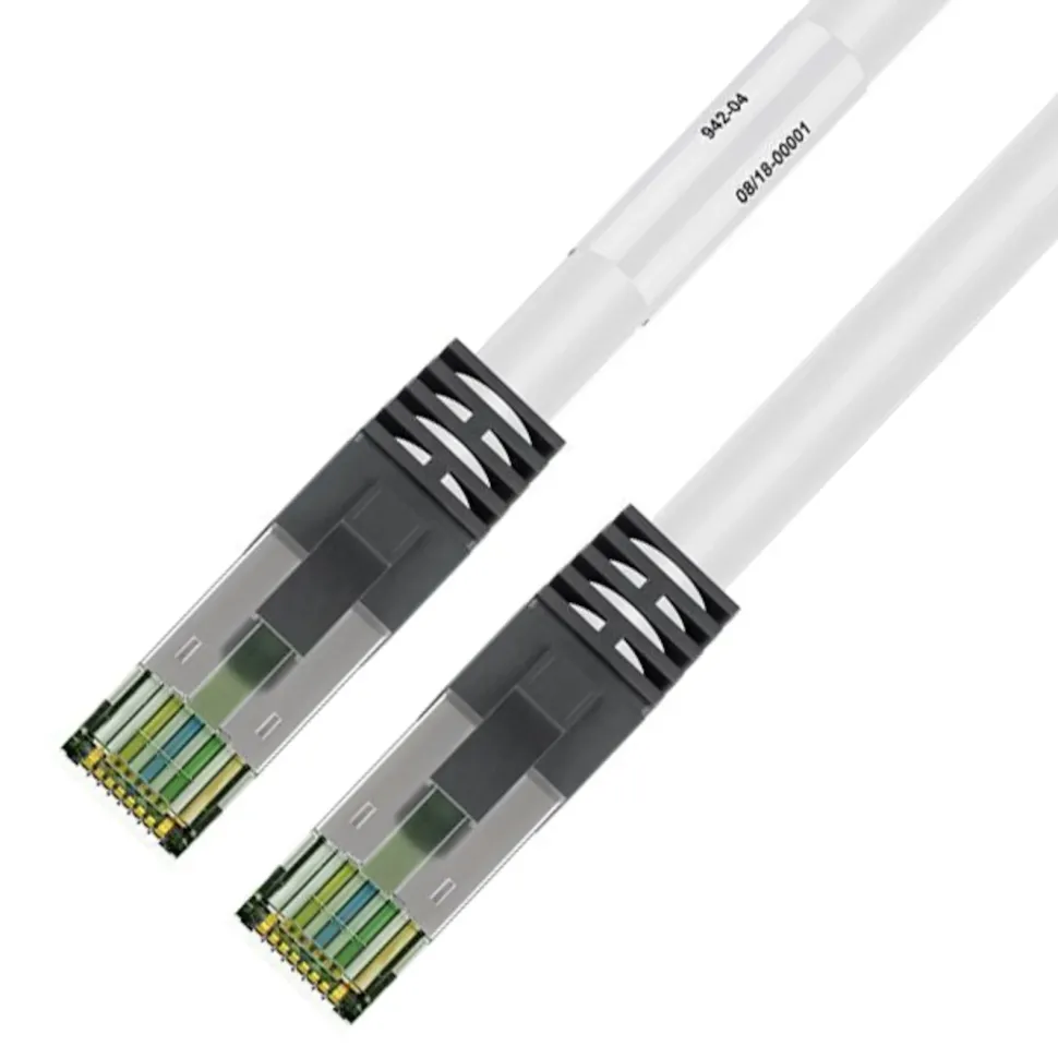 Halogenfri S/FTP-nätverkskabel Cat. 8.1 2 m