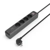 Hama Grenuttag med USB-C/A 65 W PD 4 uttag