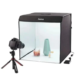 Hama Mini-fotostudio ToGo med LED-ringljus