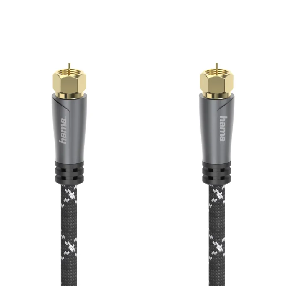 Hama SAT-antennkabel med F-kontakt 120 dB 3 m