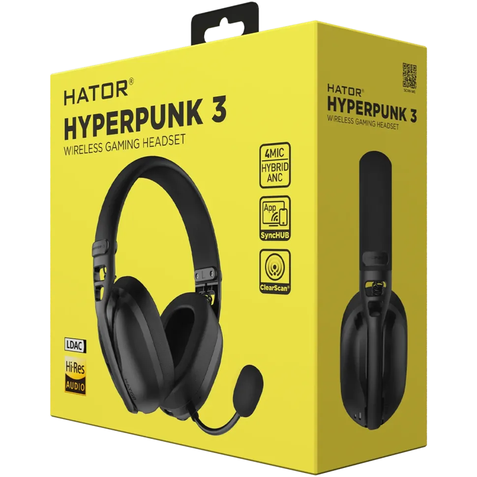 Hator Hyperpunk 3 Wireless trådlöst gamingheadset