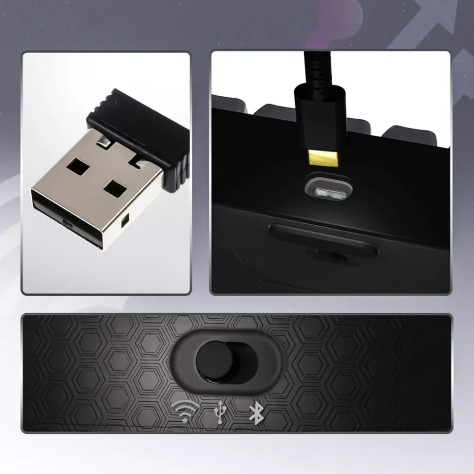 Hator Skyfall 80 PRO trådlöst gamingtangentbord