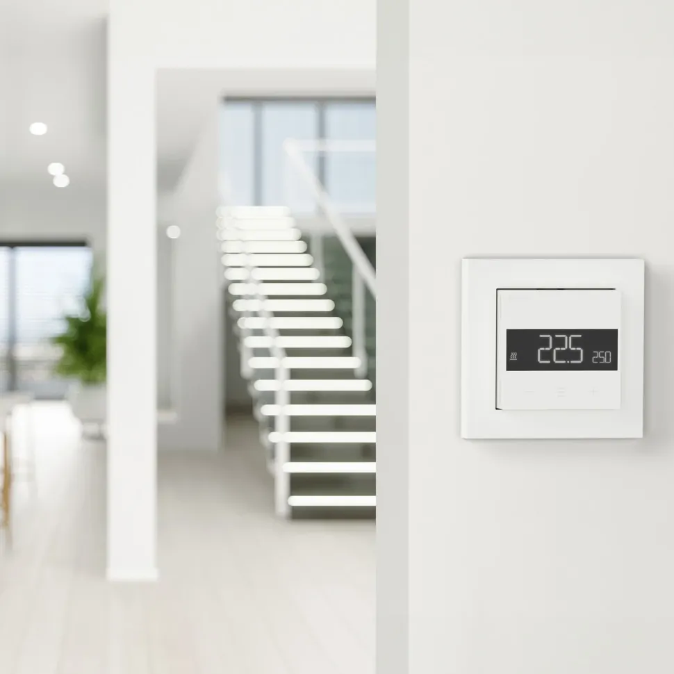 Heatit Z-TRM6 Termostat med Z-wave White