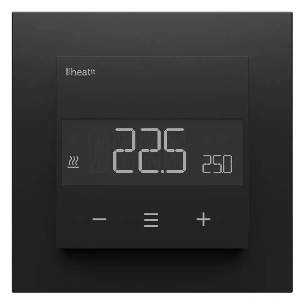 Heatit Z-TRM6 Termostat med Z-wave Black