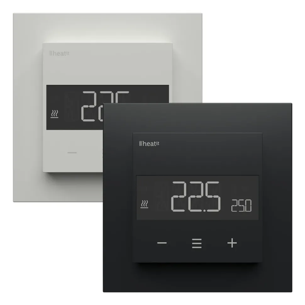 Heatit Z-TRM6 Termostat med Z-wave Black