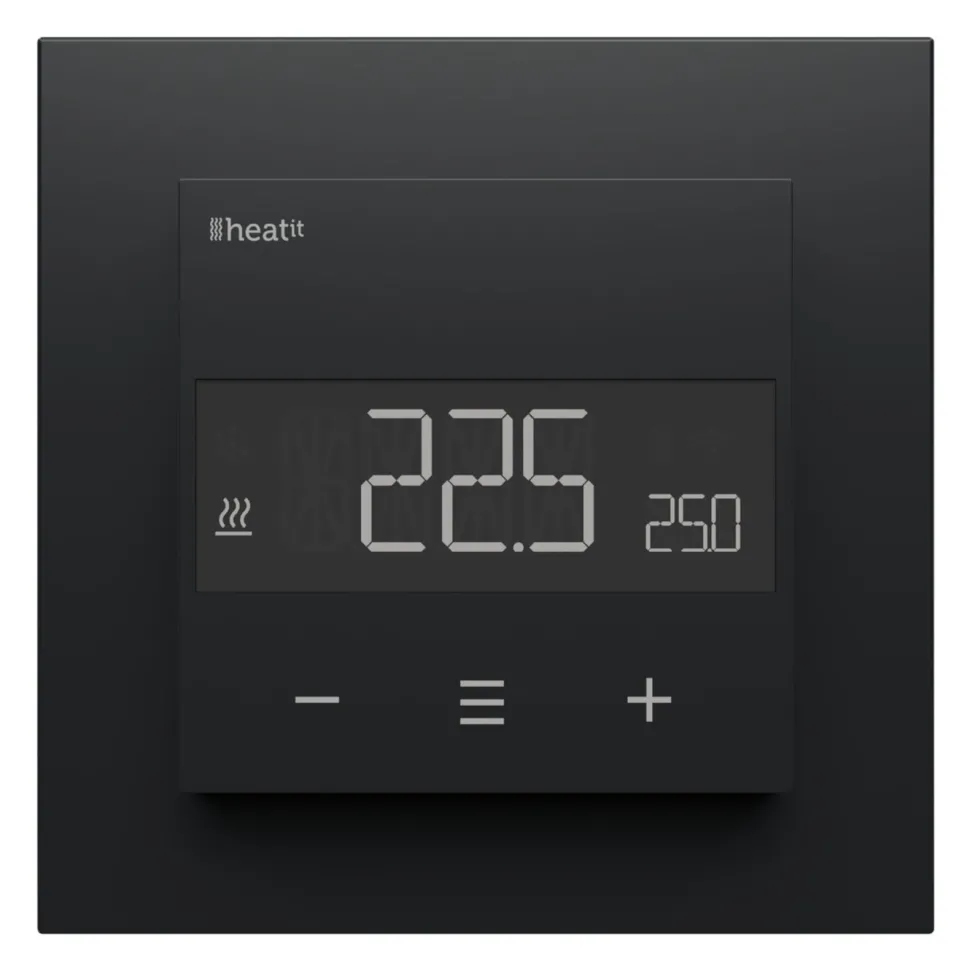 Heatit Z-TRM6 Termostat med Z-wave Black