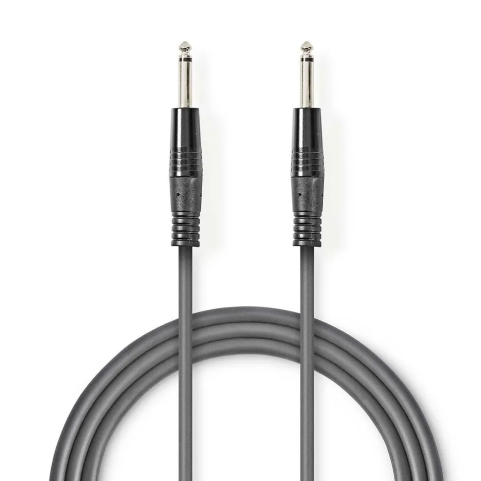 Högtalarkabel 6,3 mm 5 m
