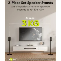 Högtalarställ för Sonos Era 100 2-pack Svart