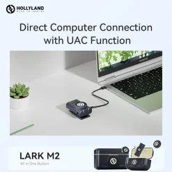 Hollyland Lark M2 Combo Trådlöst mikrofonsystem