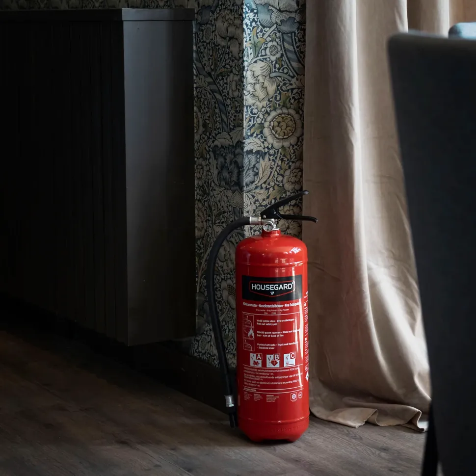 Housegard Brandsläckare med pulver 6 kg Röd