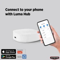 Housegard Luma trådlös siren med repeaterfunktion