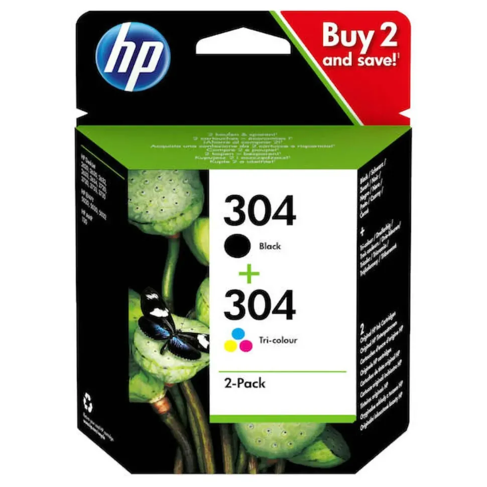 HP 304 Bläckpatroner 2-pack