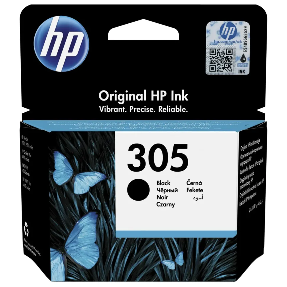 HP 305 Bläckpatron Svart
