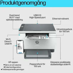 HP LaserJet MFP M234dw multifunktionsskrivare Trådlös