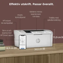HP LaserJet M110w Laserskrivare
