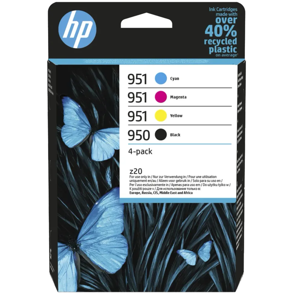 HP 950 och 951 Bläckpatroner 4-pack
