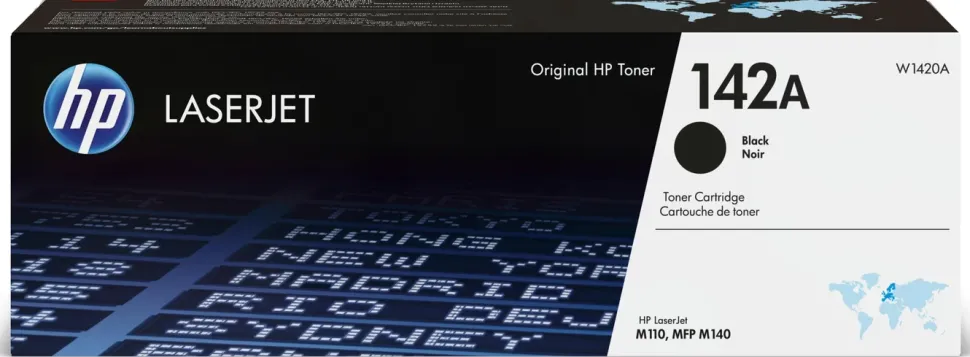 HP Toner 142A - Svart