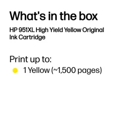 HP 951XL Bläckpatron Gul