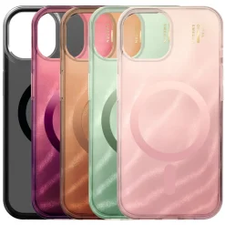 IDEAL OF SWEDEN Clear MagSafe Case – mobilskal till iPhone 13, 14, 15, 16e och 17e Cherry Lacquer