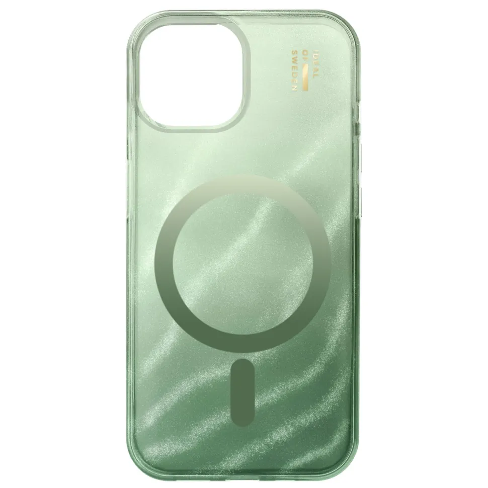 IDEAL OF SWEDEN Clear MagSafe Case – mobilskal till iPhone 13, 14, 15, 16e och 17e Sage Green