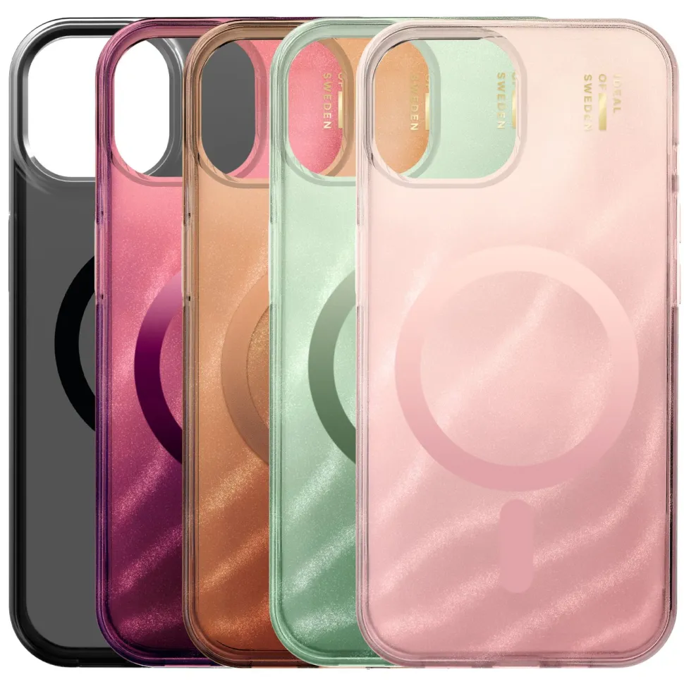 IDEAL OF SWEDEN Clear MagSafe Case – mobilskal till iPhone 13, 14, 15, 16e och 17e Mocha Mousse