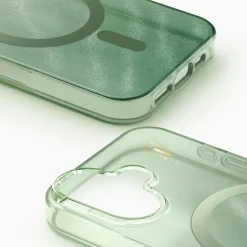 IDEAL OF SWEDEN Clear MagSafe Case – mobilskal till iPhone 16 Sage Green