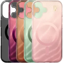 IDEAL OF SWEDEN Clear MagSafe Case – mobilskal till iPhone 17 Cherry Lacquer