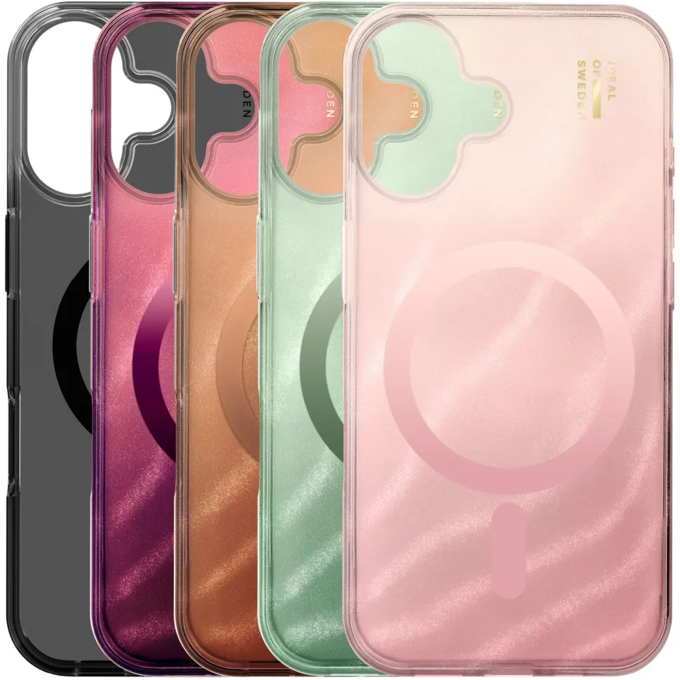 IDEAL OF SWEDEN Clear MagSafe Case – mobilskal till iPhone 17 Cherry Lacquer
