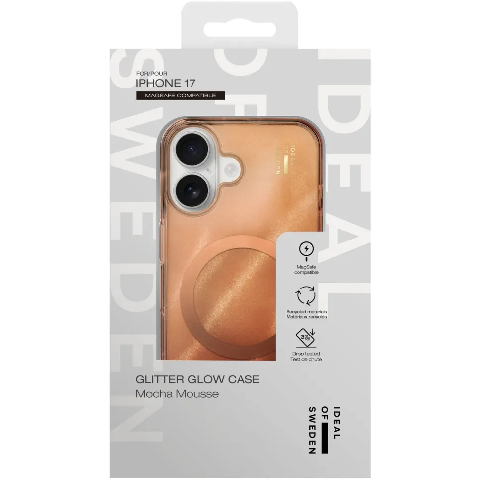 IDEAL OF SWEDEN Clear MagSafe Case – mobilskal till iPhone 17 Mocha Mousse