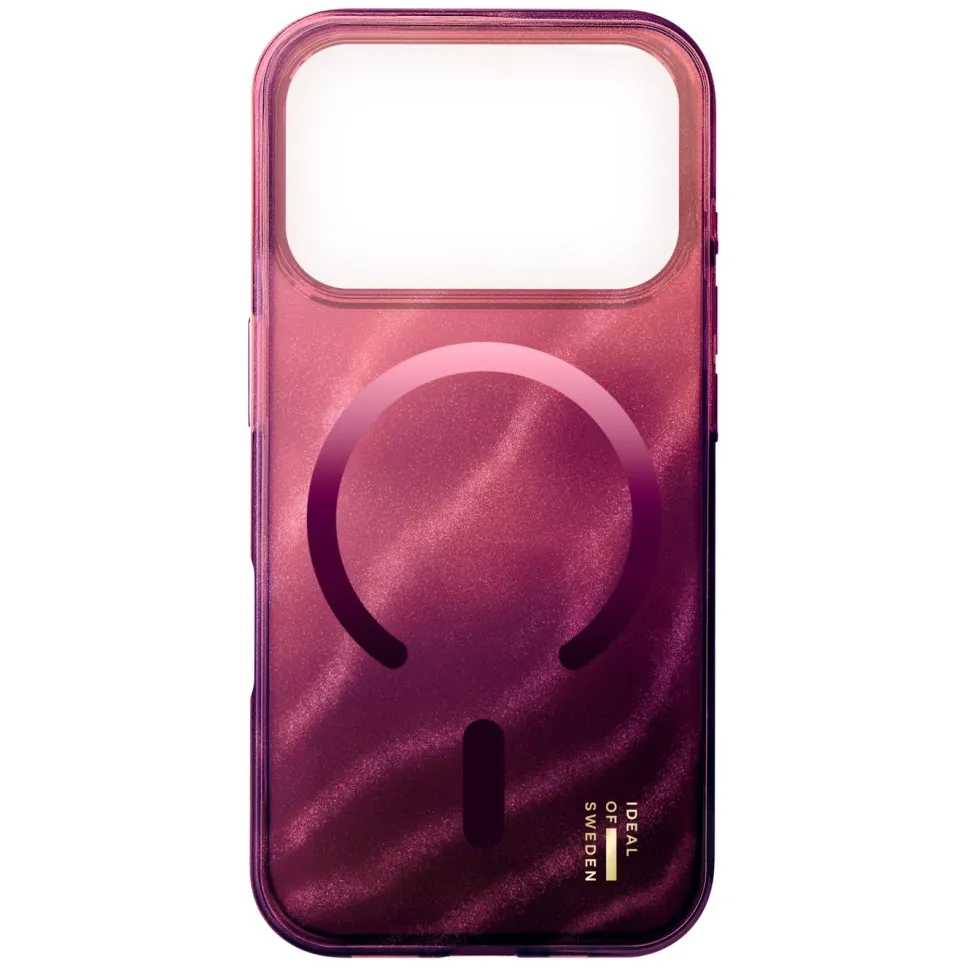 IDEAL OF SWEDEN Clear MagSafe Case – mobilskal till iPhone 17 Pro Max Cherry Lacquer