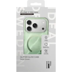 IDEAL OF SWEDEN Clear MagSafe Case – mobilskal till iPhone 17 Pro Max Sage Green
