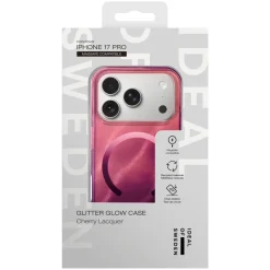 IDEAL OF SWEDEN Clear MagSafe Case – mobilskal till iPhone 17 Pro Cherry Lacquer