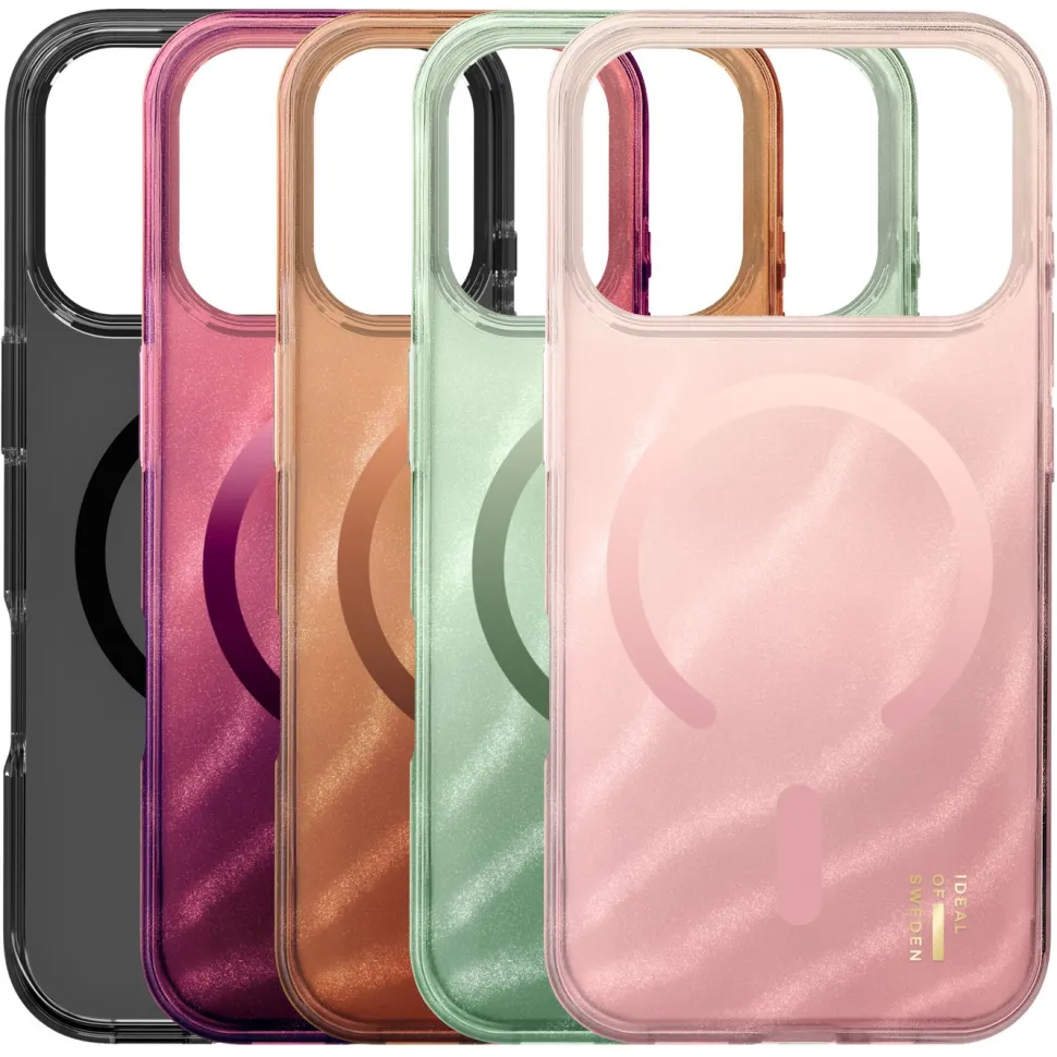 IDEAL OF SWEDEN Clear MagSafe Case – mobilskal till iPhone 17 Pro Cherry Lacquer