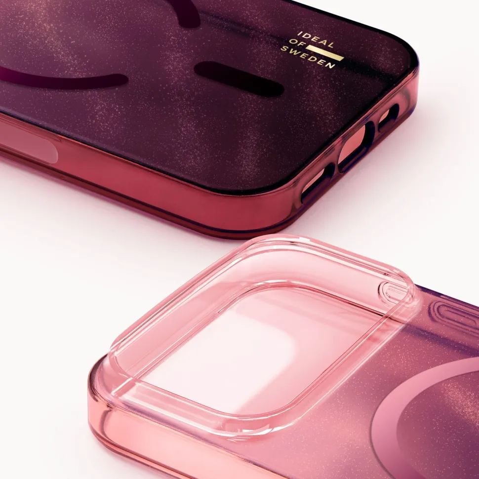 IDEAL OF SWEDEN Clear MagSafe Case – mobilskal till iPhone 17 Pro Cherry Lacquer