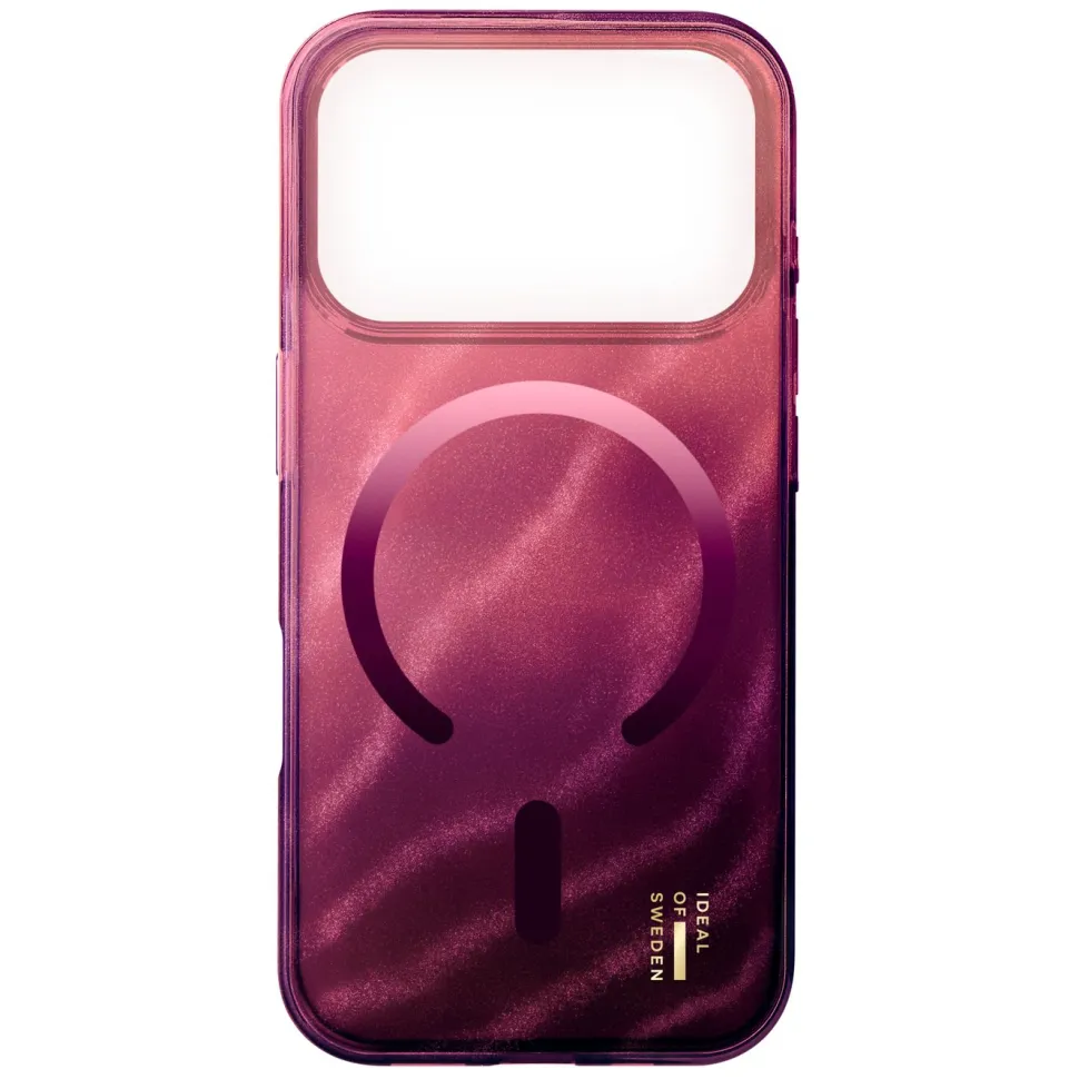 IDEAL OF SWEDEN Clear MagSafe Case – mobilskal till iPhone 17 Pro Cherry Lacquer