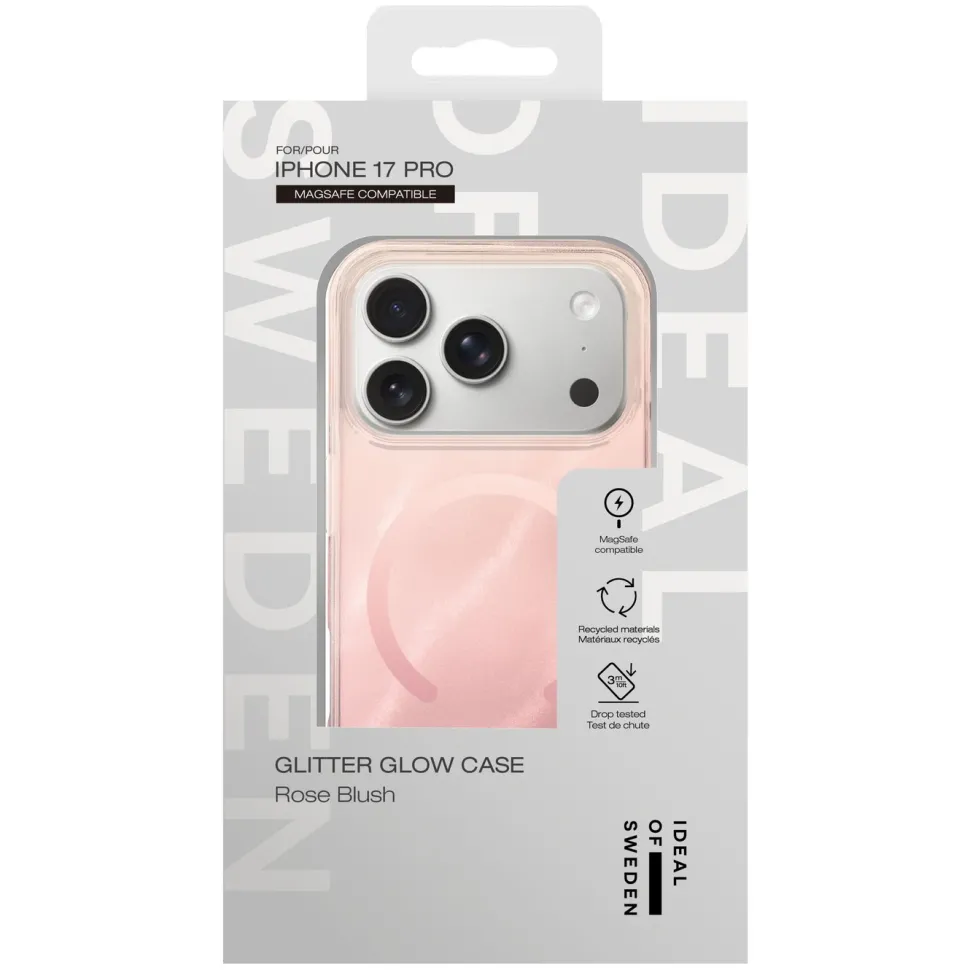 IDEAL OF SWEDEN Clear MagSafe Case – mobilskal till iPhone 17 Pro Rose Blush