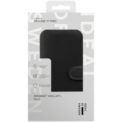 IDEAL OF SWEDEN Magnet Wallet+ - plånboksfodral till iPhone 17 Pro Black