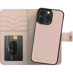 IDEAL OF SWEDEN Magnet Wallet+ för iPhone 15 Pro Max Rosa