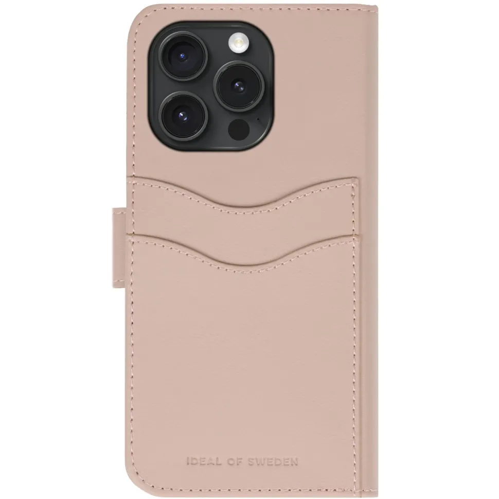 IDEAL OF SWEDEN Magnet Wallet+ för iPhone 15 Pro Max Rosa