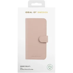 IDEAL OF SWEDEN Magnet Wallet+ för iPhone 15 Pro Max Rosa