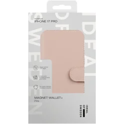 IDEAL OF SWEDEN Magnet Wallet+ - plånboksfodral till iPhone 17 Pro Pink